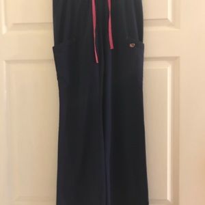 Smitten black scrub pants